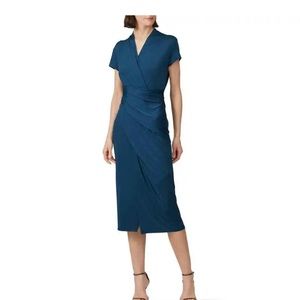 Great Jones blue wrap dress - classic with a dash of sexy